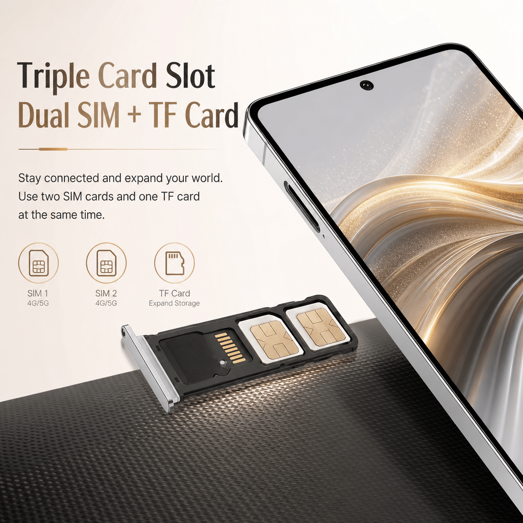 senior   unlocked spare device 6 8 hd large screen 4 64gb expandable   facial recognition   case type c cable Product details 3
