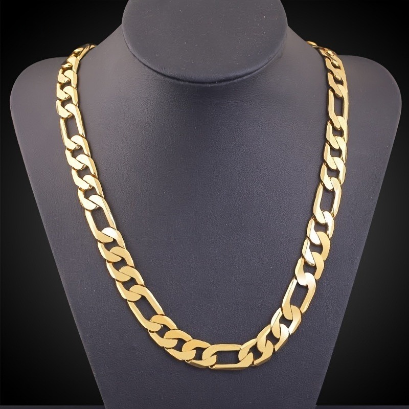 TEMU Collar de Cadena de Acero Inoxidable 316L de 5 mm, Adecuado para Hombres y Mujeres - Duradero, Resistente a la Decoloración, Joyería Neutra,