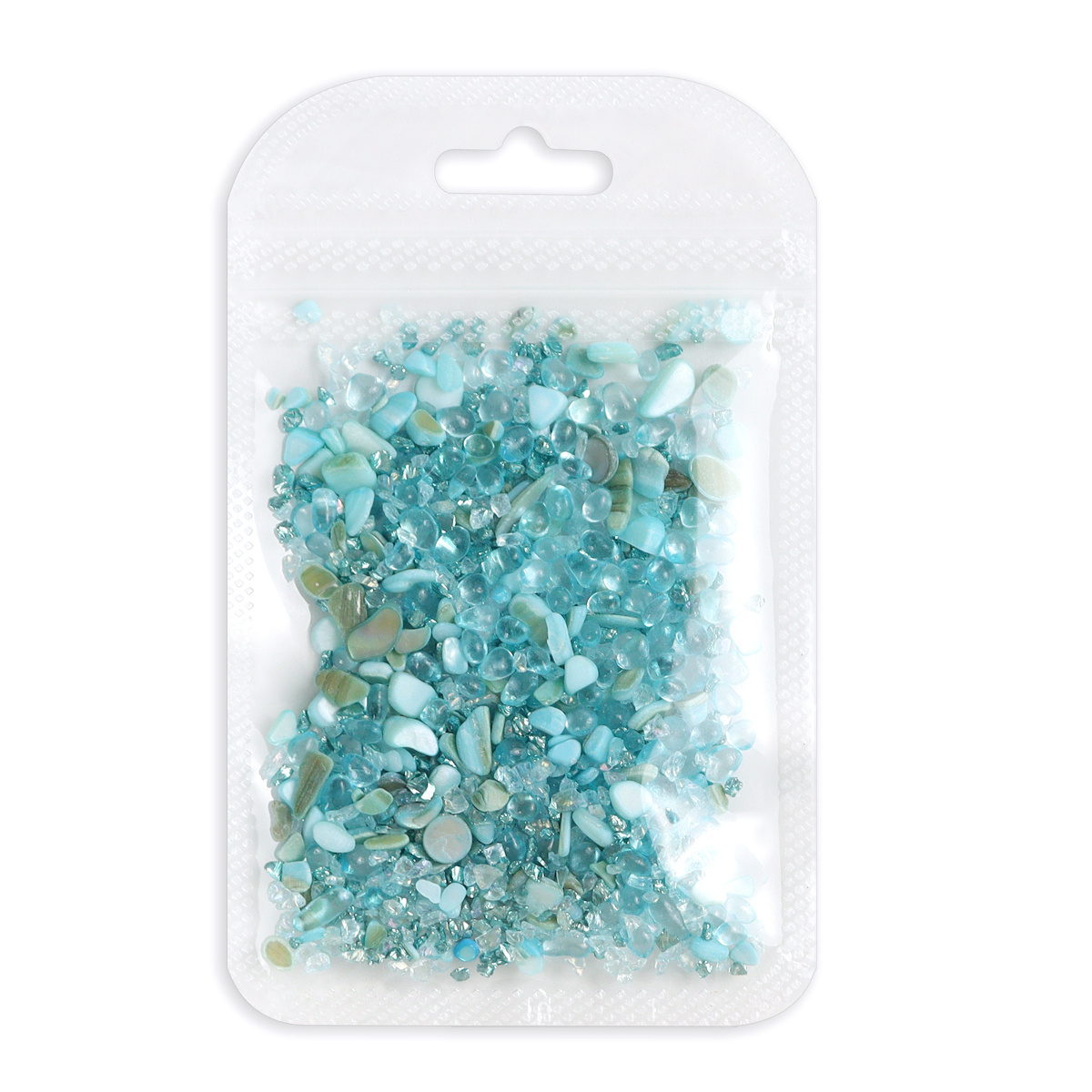 E-shop 1 Beutel/25G Blaue Kieselsteine Glas Füllmaterial, für Bastelarbeiten, Epoxidharz Shaker Formen, Kreatives Bastel Schlüsselanhänger Material,