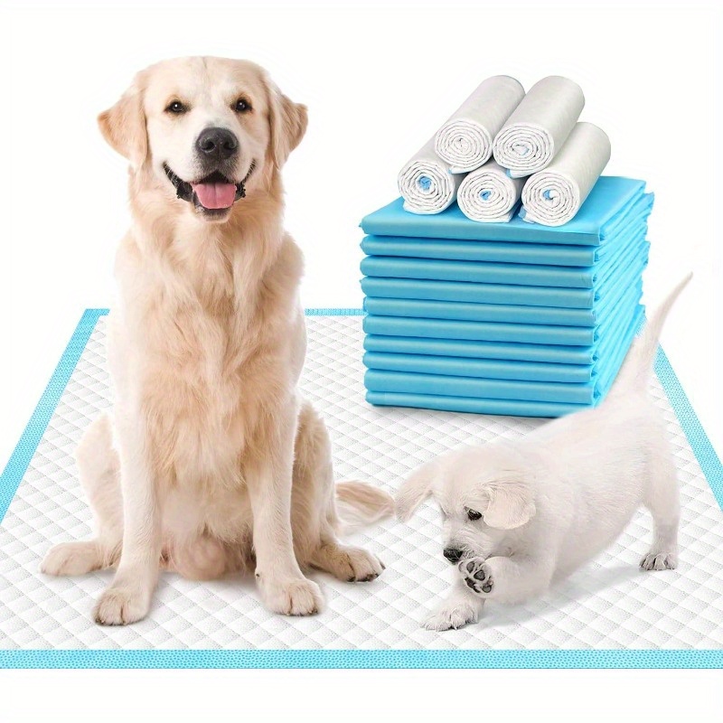 TEMU Extra Large Pet Pee Pads, Measuring 60.96cm Ã 91.44cm, Feature A Thick, Absorbent Design With A Leak-proof Structure, Suitable For Dog Training.