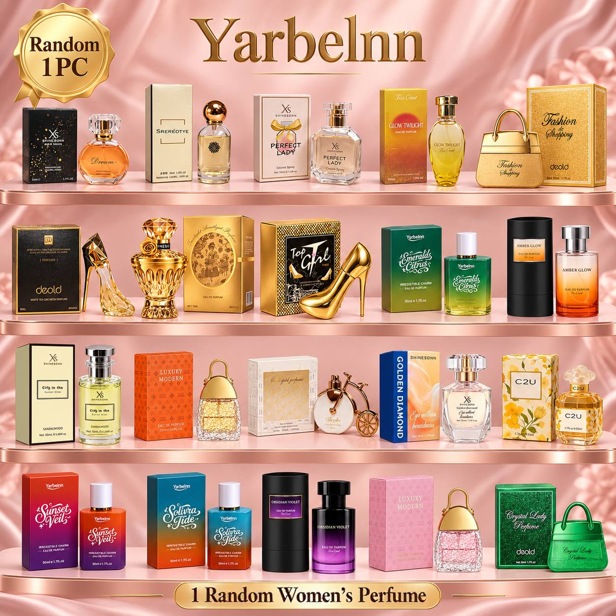 TEMU 1pc Random Women's Perfume, Single Bottle With , Fragrance For Daily Wear, Date Night And Parties, Gift For Her For Christmas, Valentine's Day