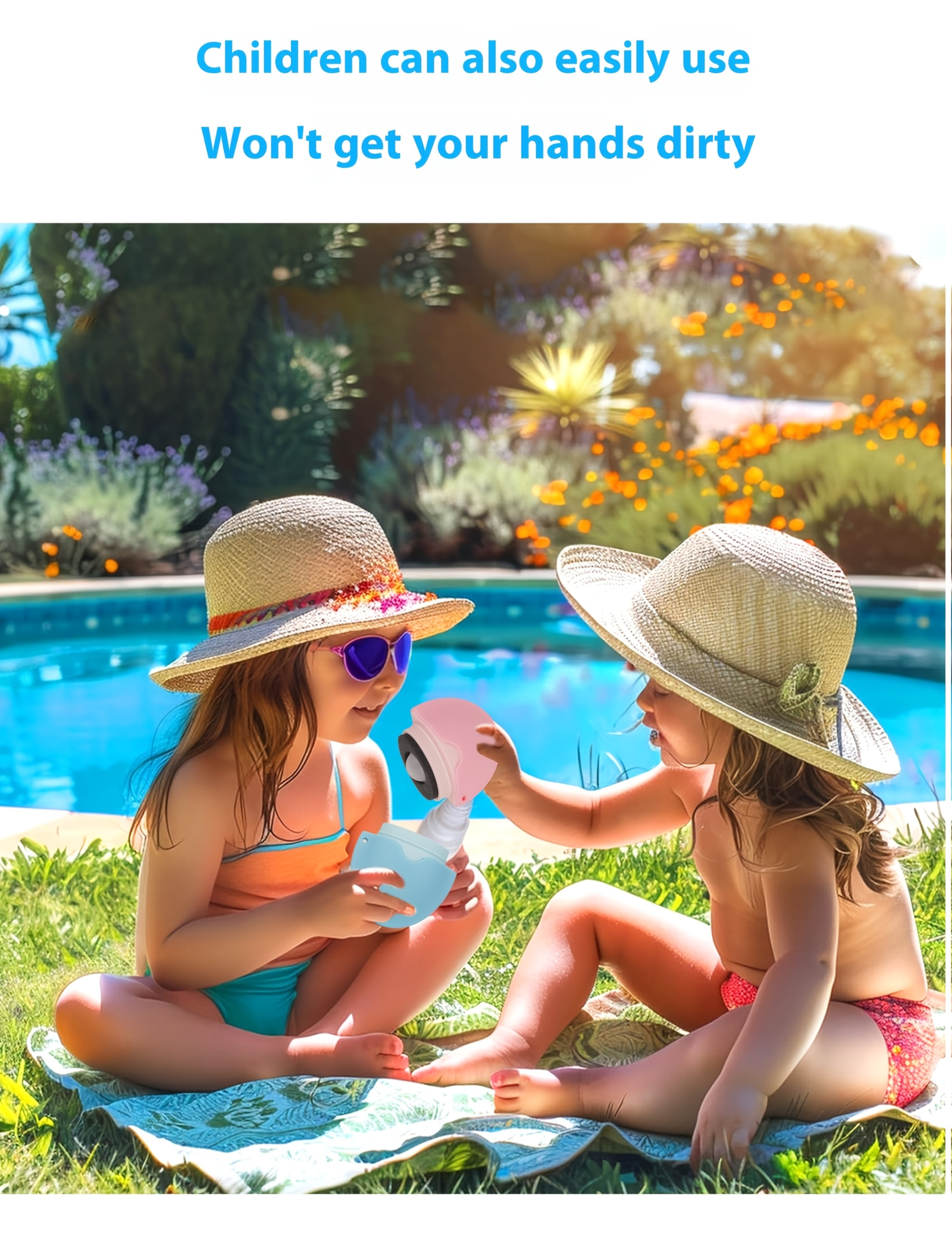 1pc sunscreen applicator with mess free application hygienic design leakproof for travel ideal for babies kids adults beach pool compatible with liquid gel sunscreen smooth application lotion dispenser protection easytouse roller hand wash only adults details 4