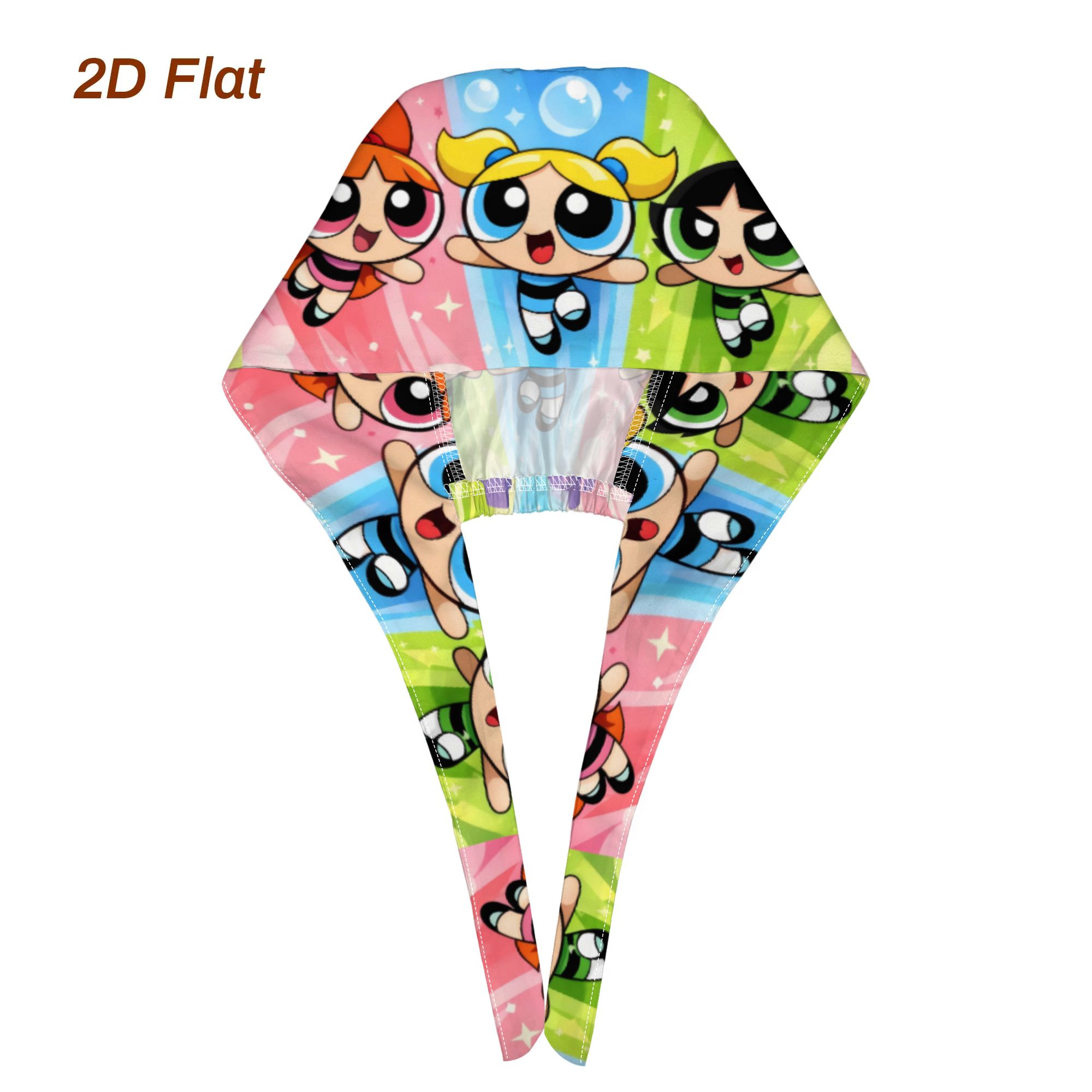 TEMU 2d Print Design Warner Powerpuff Pattern Printed Work Unisex Cook Caps For Restaurant Use Bakery Chef Kitchen Additions