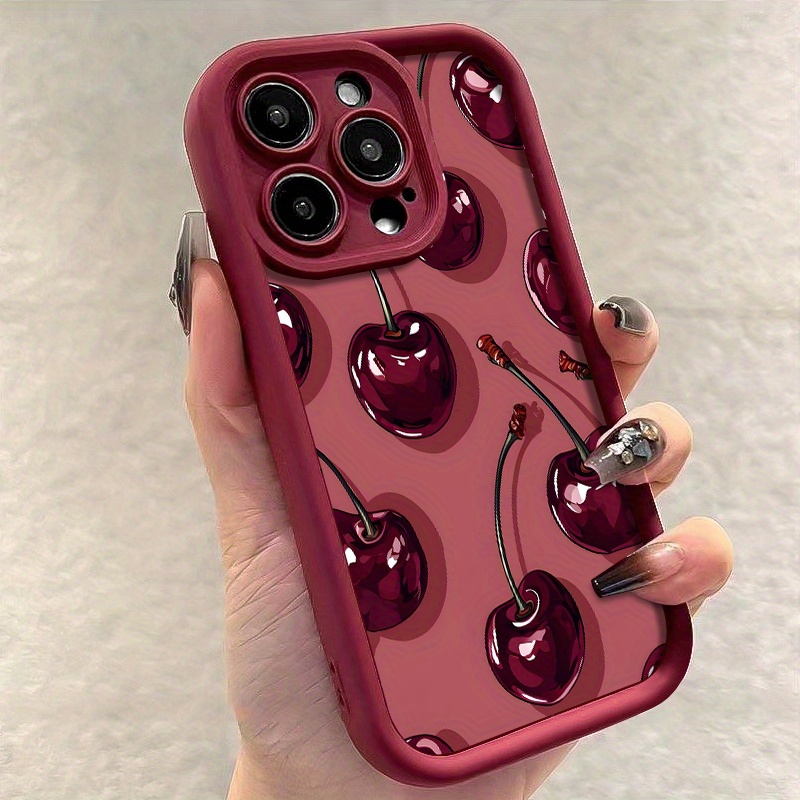 Stunning Phone Cover That Is Both Sturdy And Attractive, Designed for Various for iphone Models Including 16 Series, 15 Series, 14 Series, 13 Series, 12 Series, 11 Series, And 7/8 Plus, Xr/Xs/Xsmax. Features a Unique Graffiti Cherry Design And Is Resistant to Drops.