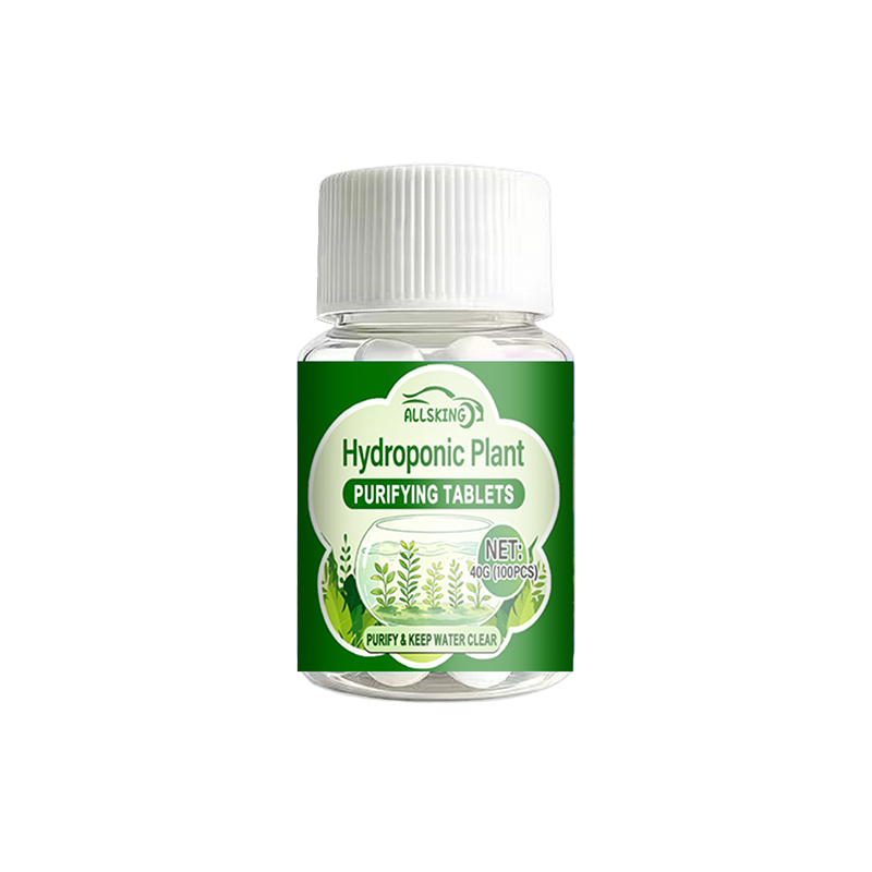 Hydroponic Water Purifying Tablets Clean Water 5.78cm Small Bottle For Houseplants Potted Plants Aquarium & Garden Aquatic System
