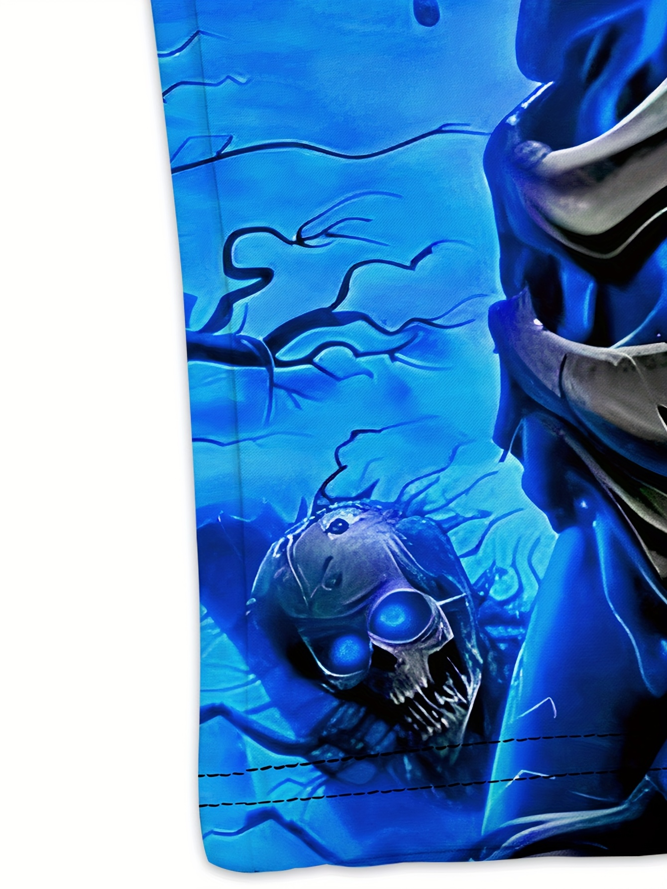 Men's 3D Skull Print T-Shirt, , Casual Round Neck Summer Lightweight Breathable Short Sleeve Tee, Fashion Cool Casual Wear, Skull Decor T-Shirt