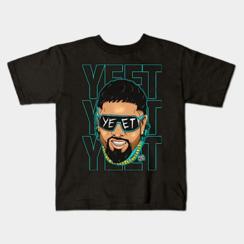 

Yeet Yeet Boys' Cotton T-shirt - Comfy & Stylish Short Sleeve Tee For Casual Wear, Breathable With Cool Prints, Machine Washable - Sizes Xs To Xl