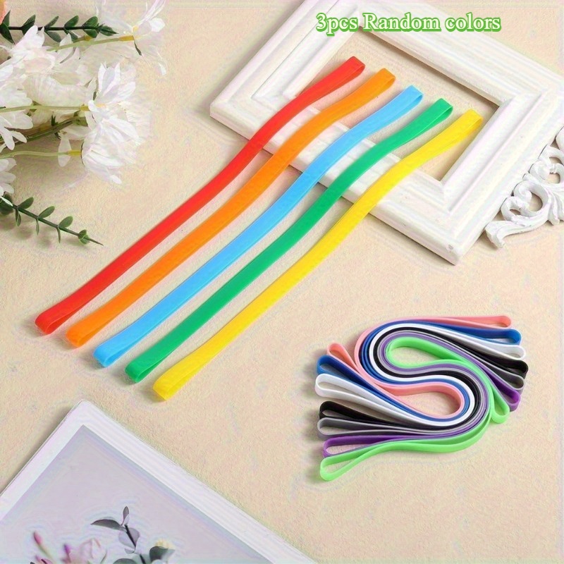 Image of 3pcs Random Colors Beach Towel Straps Stretchy Windproof Sand Chair Bands For Pool Cruise Colorful Accessories