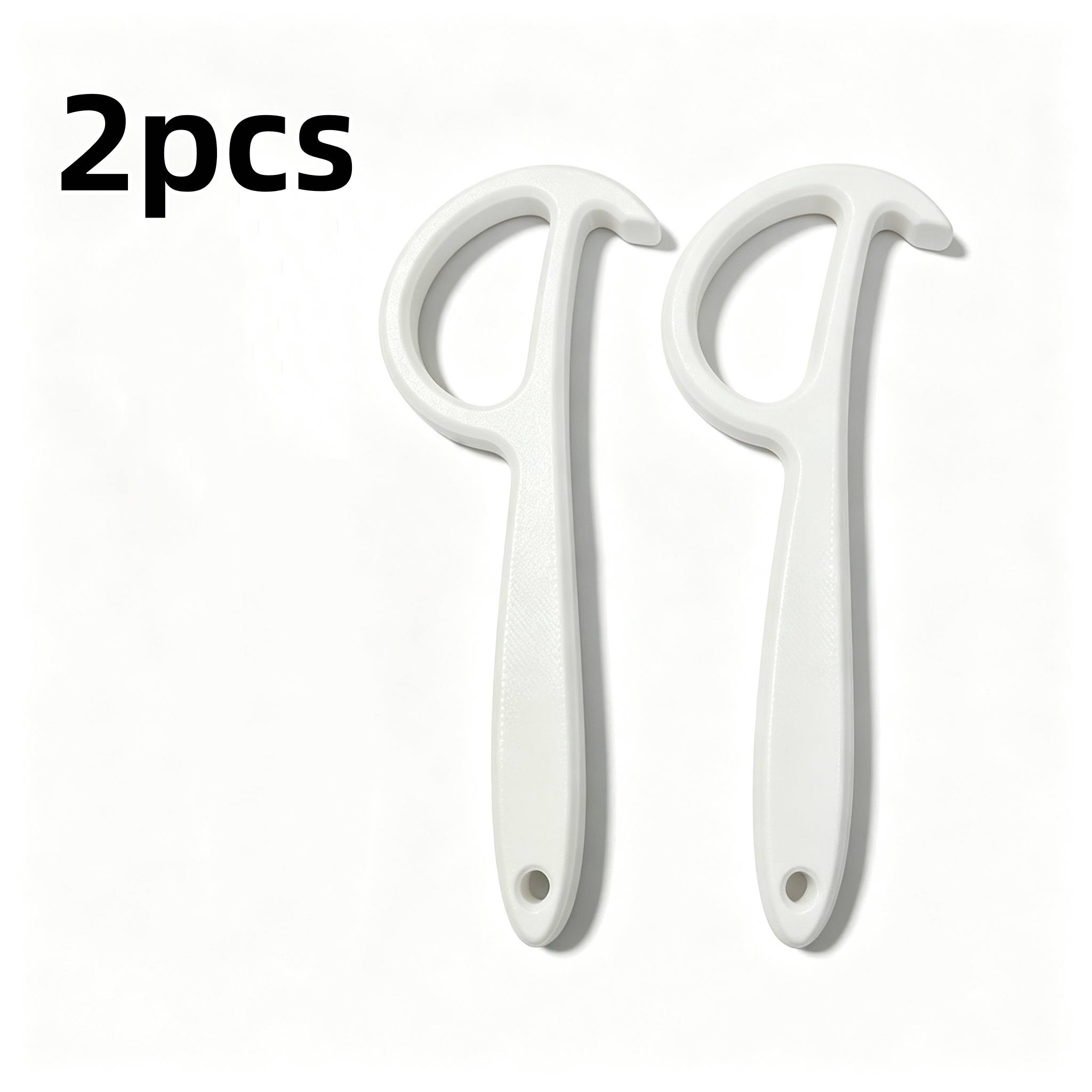 TEMU 2pcs 3d Printed Can Openers, With Anti-slip Handles, Plastic Manual Can Openers, Safe And Easy To Grip, Made Of Durable Plastic, Suitable For