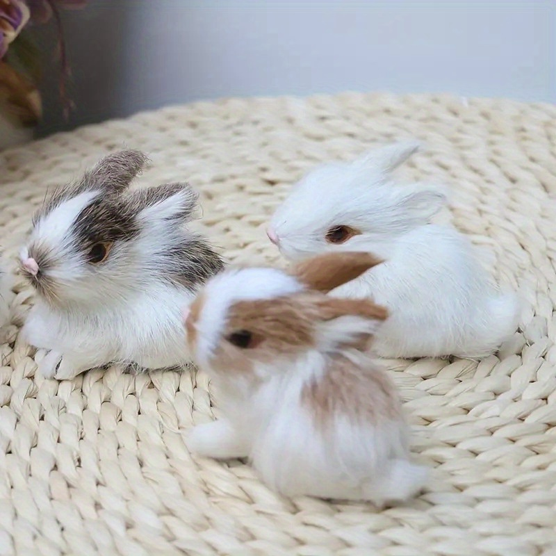 

Anime-inspired Rabbit Figurine - Easter, - Ideal For Living Room, Entryway, Bookshelf Decor, Rabbit Accessories
