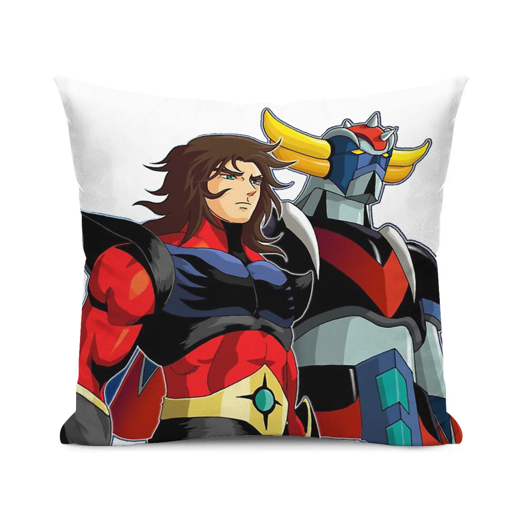 TEMU Housses de coussin minimalistes avec UFO Robot Anime aux couleurs douces, améliorant et harmonieuse de votre salon ou chambre à coucher