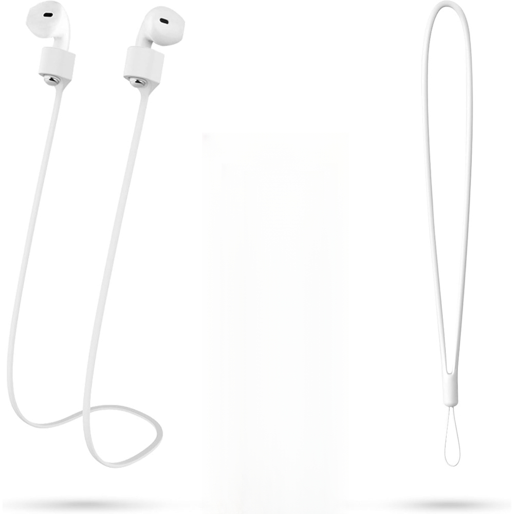 Image of Kekoa For Airpods Pro 3nd(2025) Accessories Anti-loss Combo- For Airpods Pro Lanyard+ Bluetooth Headphones Soft Silicone Magnetic Anti-loss Strap, Cord For Airpods 1st/2nd/3rd/