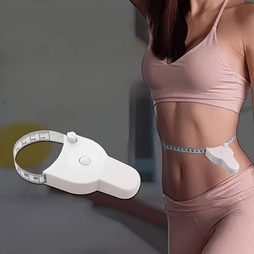 portable plastic fitness tape measure tool for measuring body suitable for legs waist and chest portable soft tape measure for students and home use