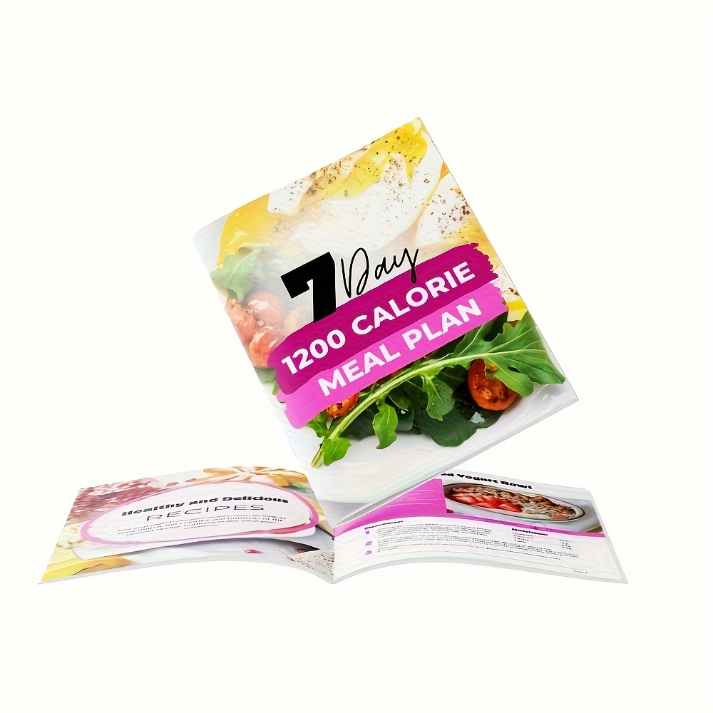 7-Day 1200 Calorie Meal Plan: Healthy Low-Calorie Diet with Delicious Balanced Recipes, Safe Fat-Burning Program for Adults and Fitness Enthusiasts, Satisfies Daily Nutritional Needs