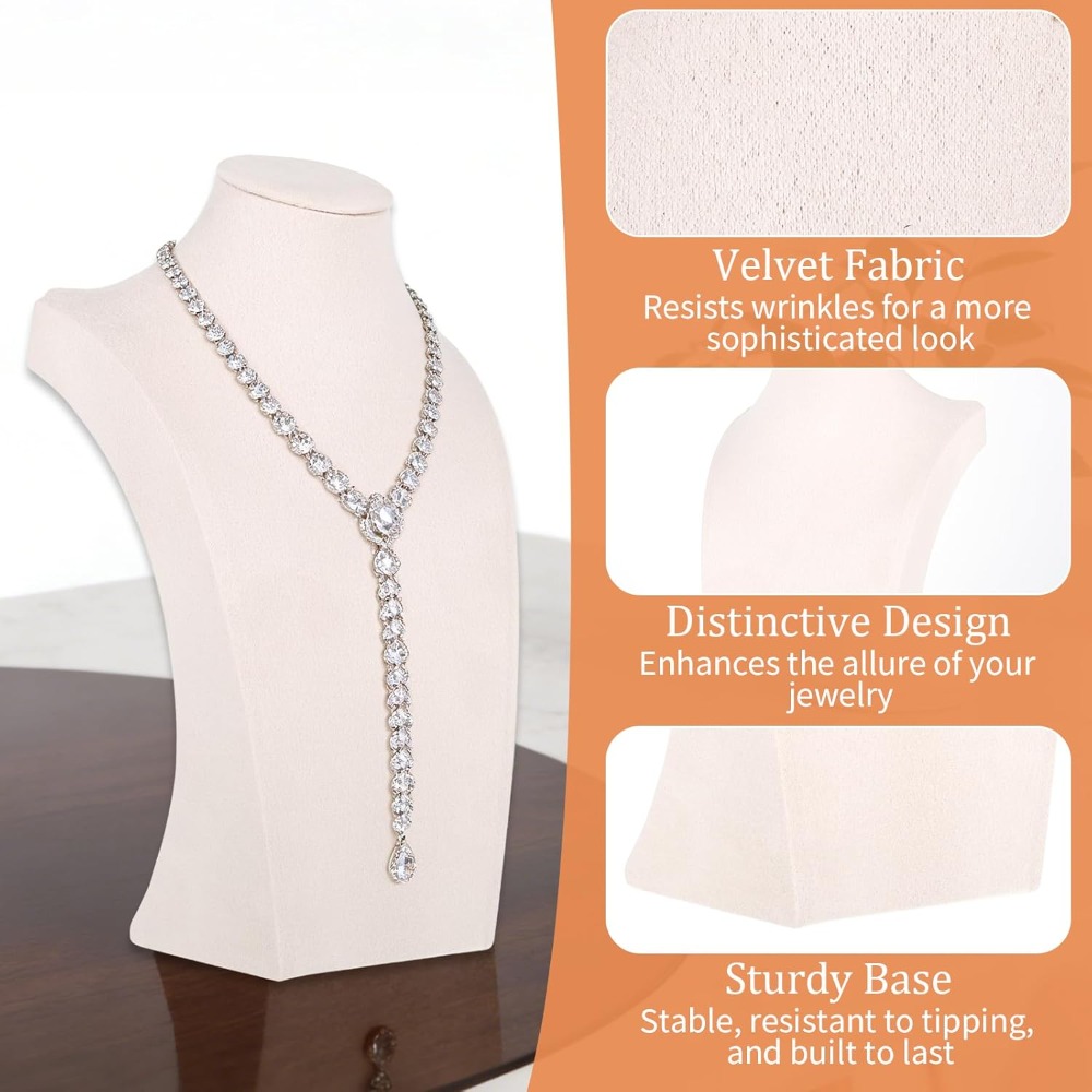 3pcs Jewelry Display Busts for Necklaces, Gift for Her