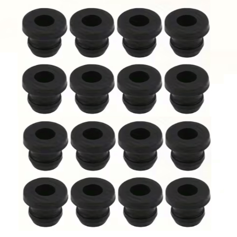 Image of 16pcs Of Rubber Gasket Hole Plug High-temperature And Heat-resistant Rv Stove Gasket - Synthetic Rubber For Scratch Protection And