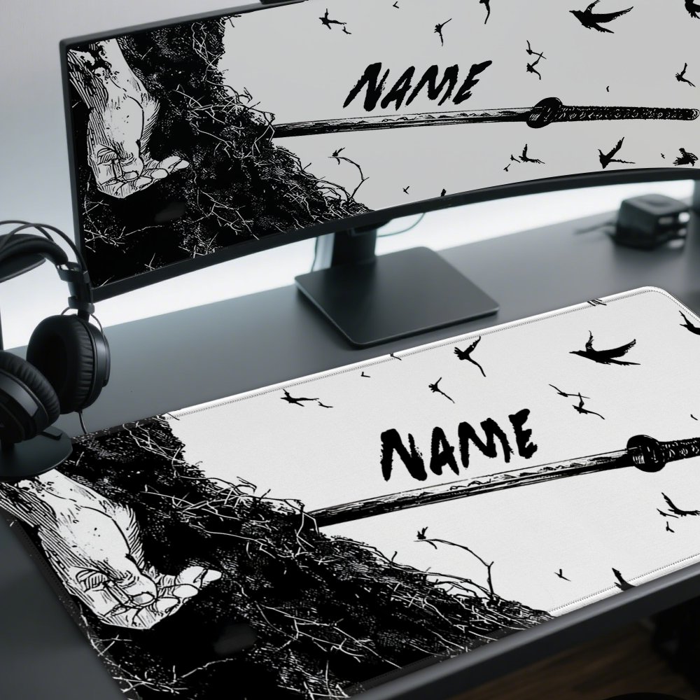 Custom Text Mouse Pad - Giant Size