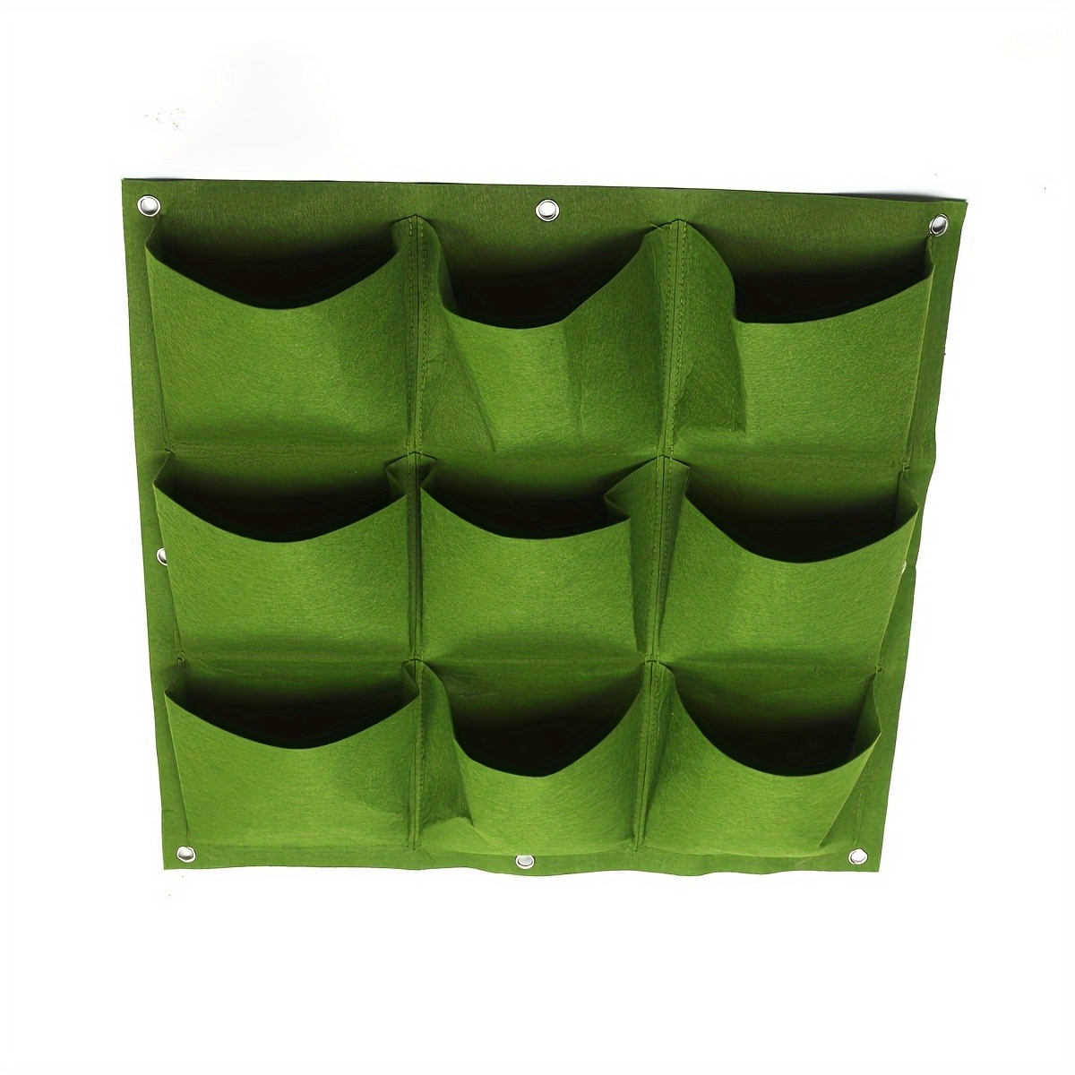 Image of 9-pocket Vertical Garden Planting Bag - Lightweight Wall-mounted Planter Pouch For Flowers, Vegetables, And Herbs | Indoor/outdoor Use | Space- And Durable | Ideal For , Courtyards