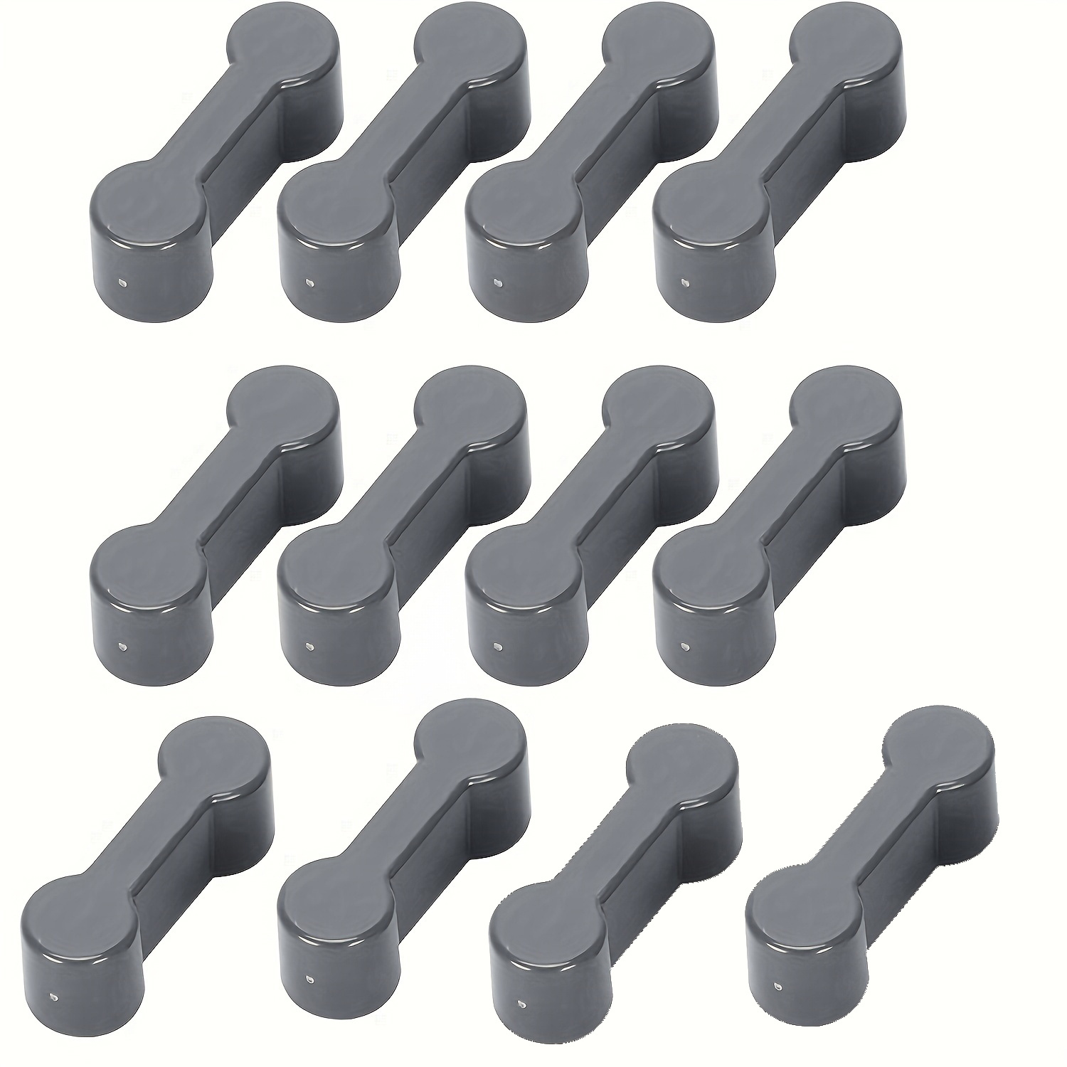 Image of 12pcs/24pcs Set Of Railway Track Connectors, Durable Pvc Toy Train Track Extension Adapters, Sports Theme, Suitable For Christmas And Halloween, Non-electric, Non-feather (3.5 * 0.8 * 0.6cm)