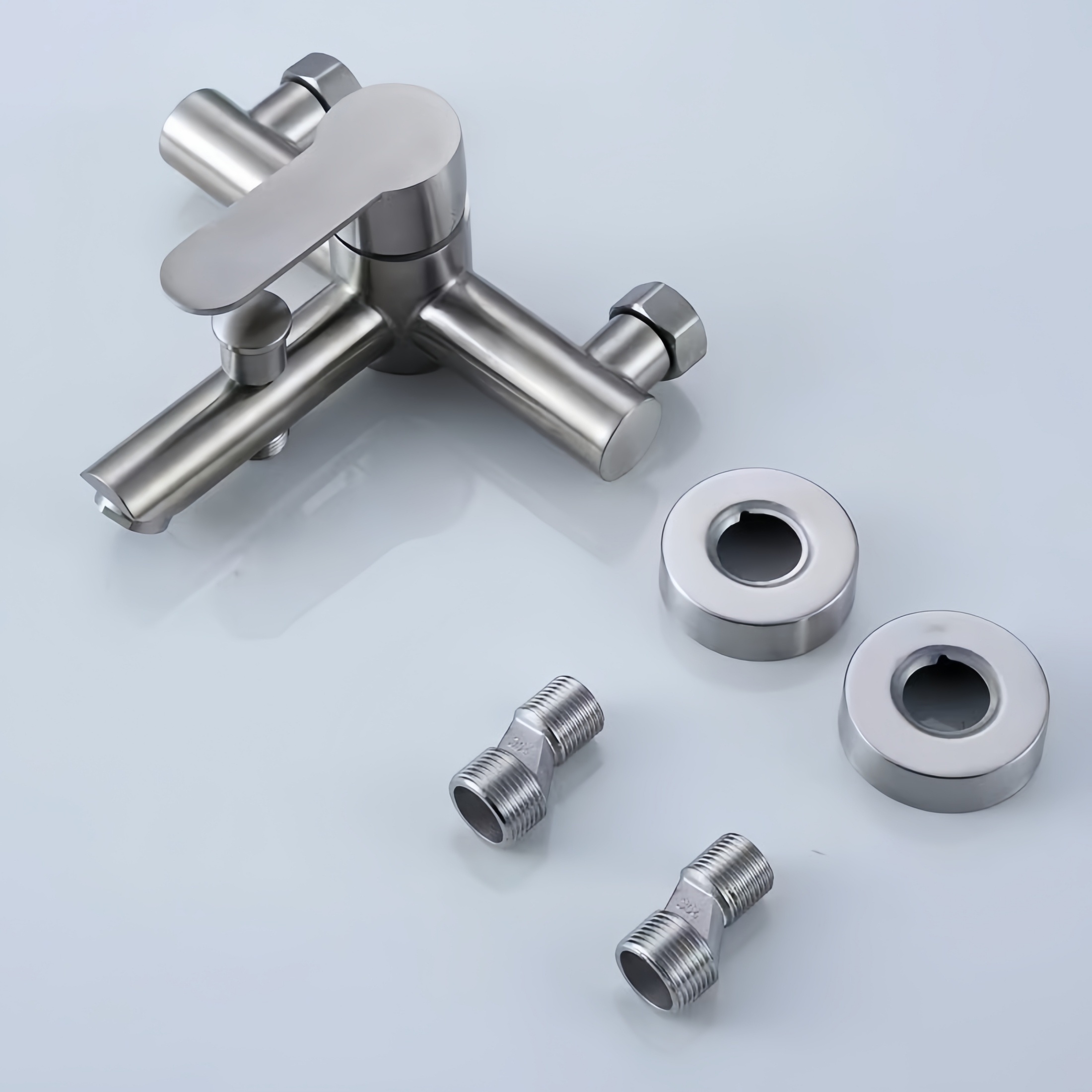 Image of Shower Faucet Bathtub Faucet Stainless Steel Bathroom Faucet Hot And Cold Water Mixing Valve