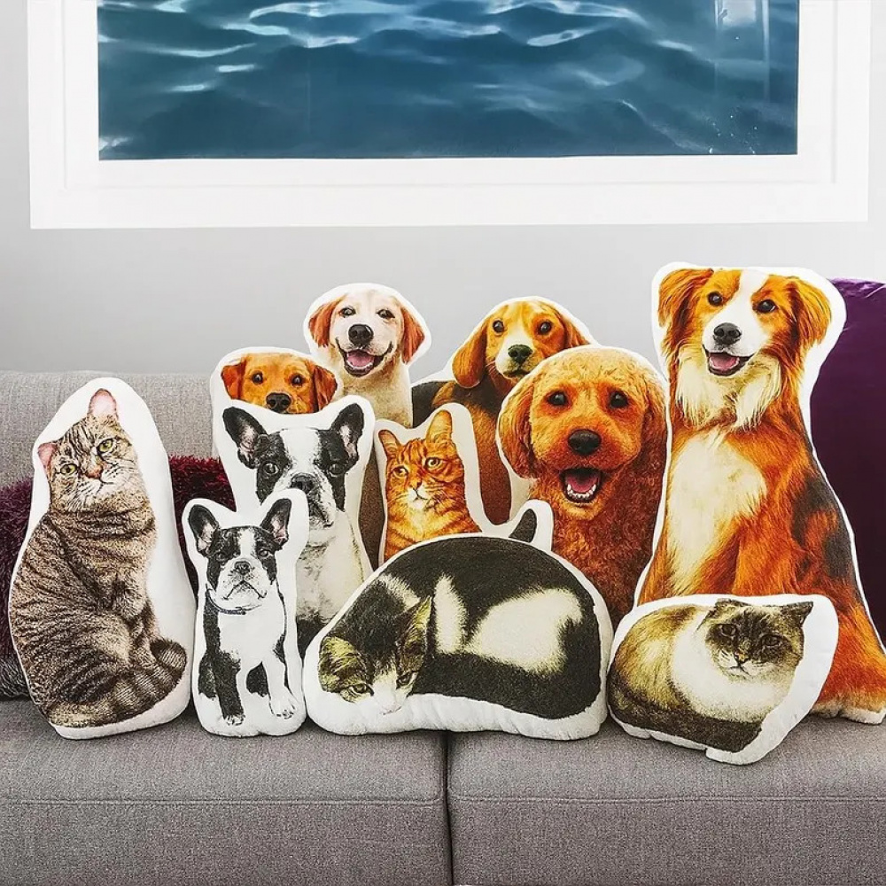 Custom 3D Dog Plush Memorial Toy