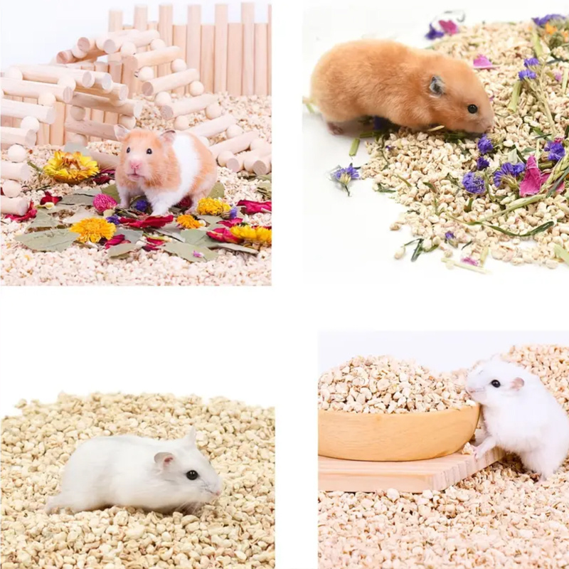 100 Natural Corn Cob Bedding for Small Animals Birds, 300g/ 0. 66lb- Ultra Absorbent Odor Control Litter for Hamsters, Guinea Pigs, Rabbits, Reptiles Pet Bird Cages, Hamster Bedding/ Small Animal Cage Bedding