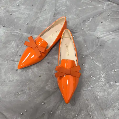 orange dress shoes for women SKYSTERRY Women's High Heel Spool Matte Wedding Round Toe Slip On 4 Inch Pumps Size 11 - Tacon Alto Vibrant orange shoes add a pop of color and personality to your everyday look Funky Orange Flats For Women,