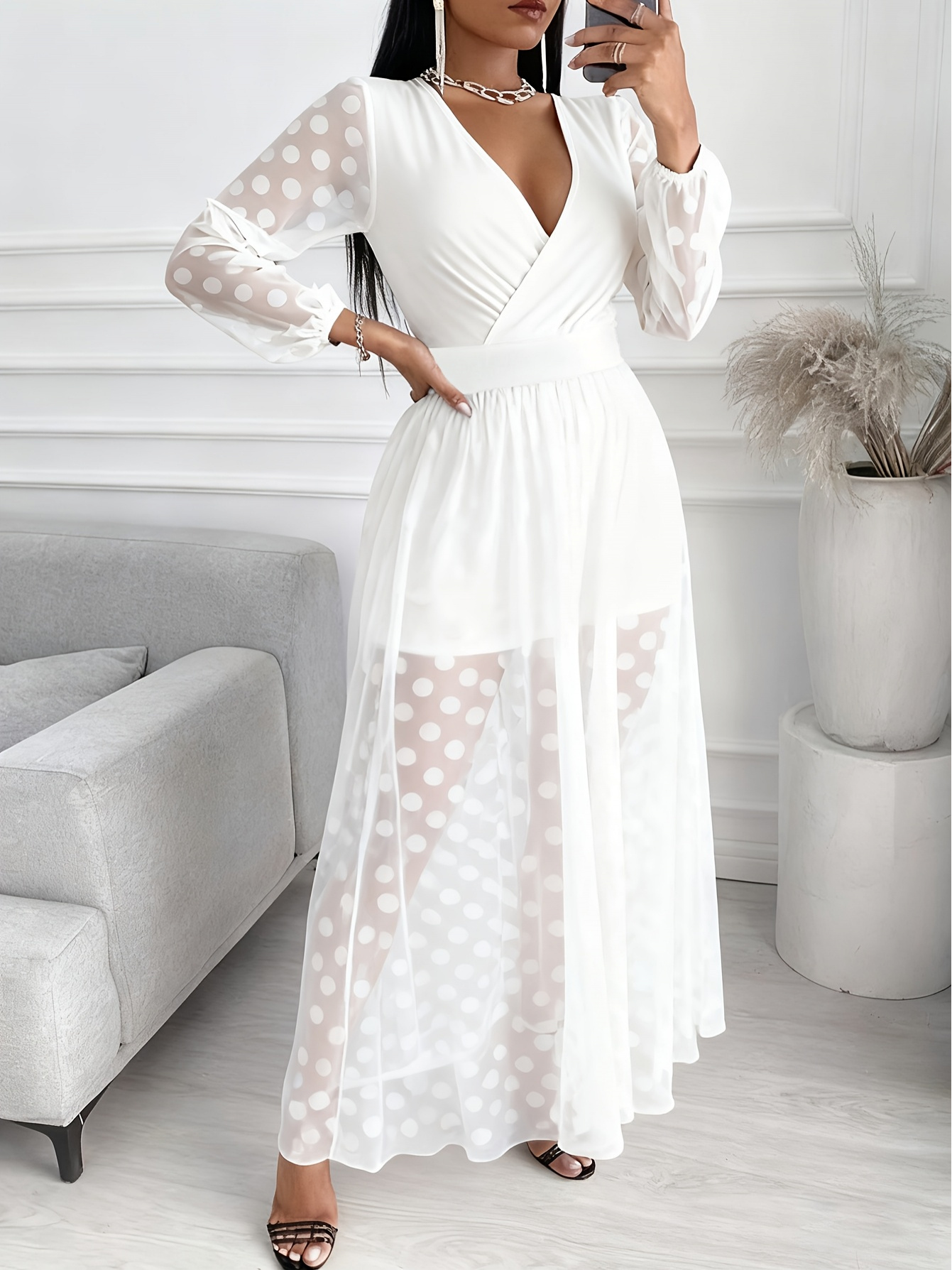 long sleeve prom dresses plus size Red A-line Prom Gown,Off the Shoulder Prom Dress with Long Sleeves,Plus Size Prom Dress PD00042, US14W / Burgundy