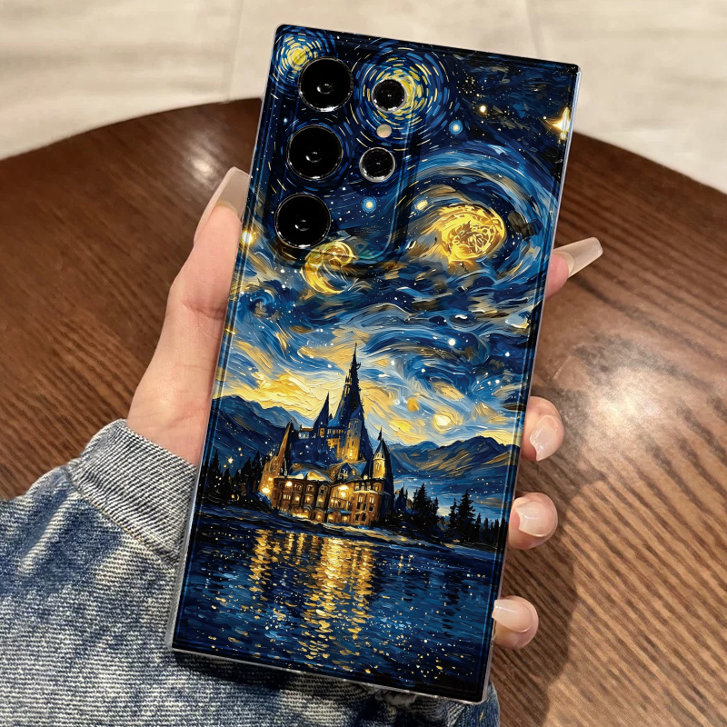 TEMU Funda para Teléfono - Funda Estampada para Teléfono - Funda Transparente de TPU para Verano, Ligera, Delgada, con un Buen Aspecto, Creativa y