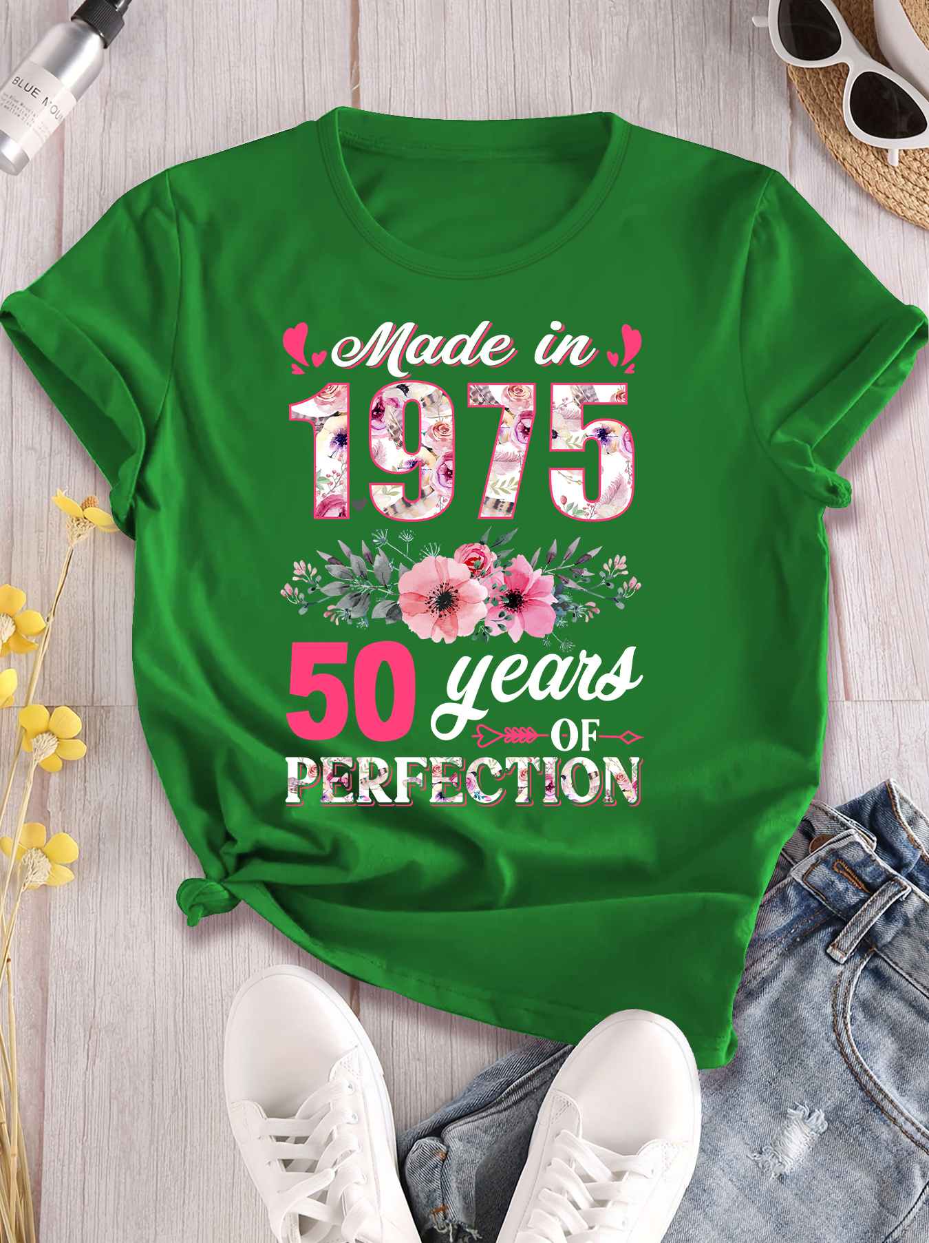 Maglietta Vintage Motocicletta 1975 - 50° Compleanno, Cotone, Uomo E Donna - Foto 10