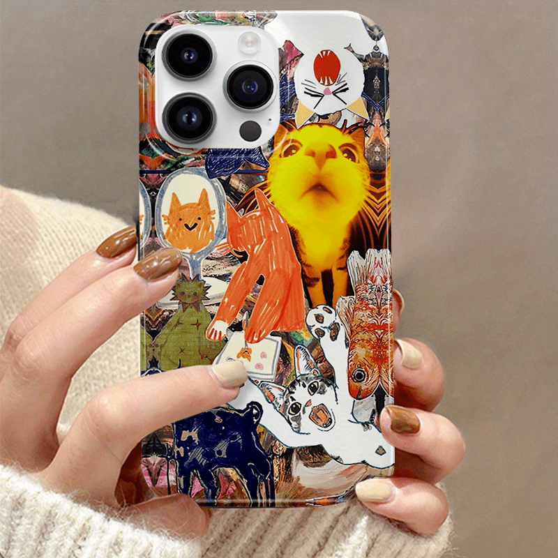 TEMU Phone Case: Creative And Pattern Material Phone Case, Suitable For Iphone 16/ 15/ 14/ 13/ 12/ 11/ 7/ 8/ Plus/ Pro/ Promax/ / Xmax Xr X/ Xs/ S2/