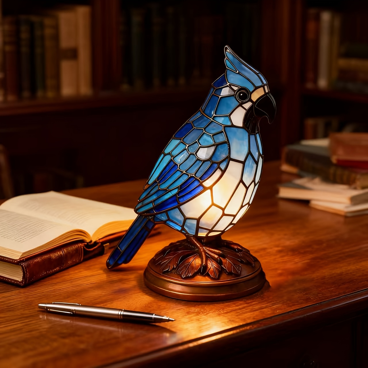 TEMU 1pc Simulated Bird-shaped Table Lamp, Suitable For Bedroom And Living Room Decorative Indoor Lighting, Home Decoration, Easy To Switch (usb