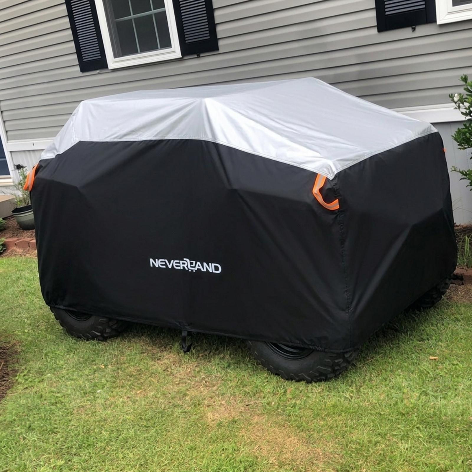 Image of Neverland Xl Atv Protective Cover, Universal Off-road Vehicle Shield 210x120x115cm, Silvery Phosphorescent, Tear Resistant, High Toughness, Wear Resistant, Uv Resistant, Anti-aging