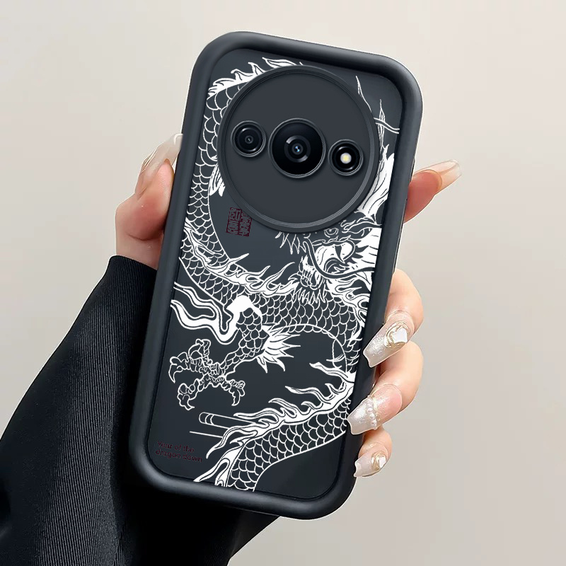 TEMU Funda para Móvil Compatible con Redmi A3, TPU Suave Antigolpes, Cobertura Total, Protectora para Hombres y Mujeres, Carcasa Trasera Protectora