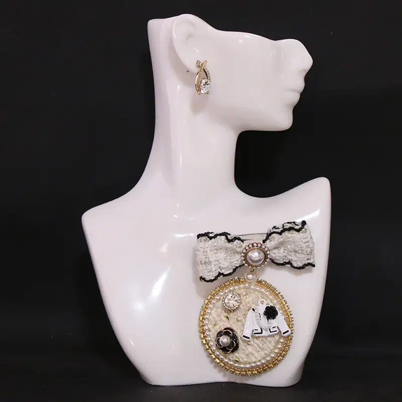 элегантная черная брошь-бабочка с жемчужными вставками, роскошная пластиковая булавка для женских платьев, свитеров, детали 0