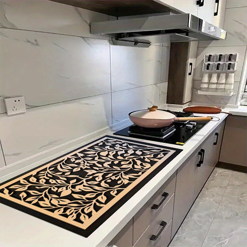 1pc drying mat for tableware water absorbing mat for bowls and dishes protective mat for washing machines and dryers countertop water absorbing mat sink drainage mat soft faucet water absorbing mat sink cup mat kitchen supplies bathroom supplies 30  8inx40cm 15 7in hzk lsd 2060 11