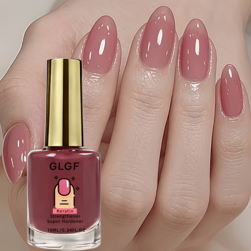 soft plum purple naked hardener quick drying no lamp needed easy makeup strong brightening nails enhancing   durable formula suitable for   damaged nails   daily party travel nail care