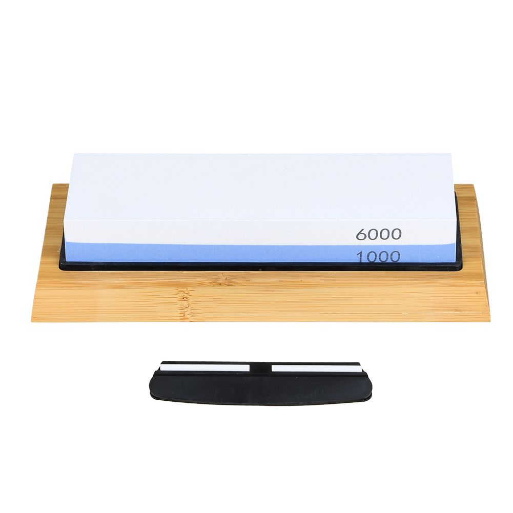 Double Sided Whetstone Knife Sharpener Water Wet Stone 1000/6000 Sharpener