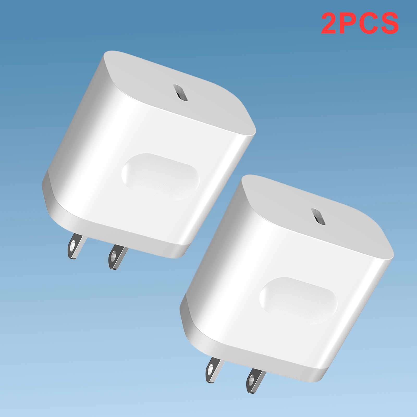 

2-pack Fast Charging , 10-20w Power Adapter, 110v-130v Ac , Us Plug, Compatible With Iphone 11/12/13/14/15/16, , Ipad