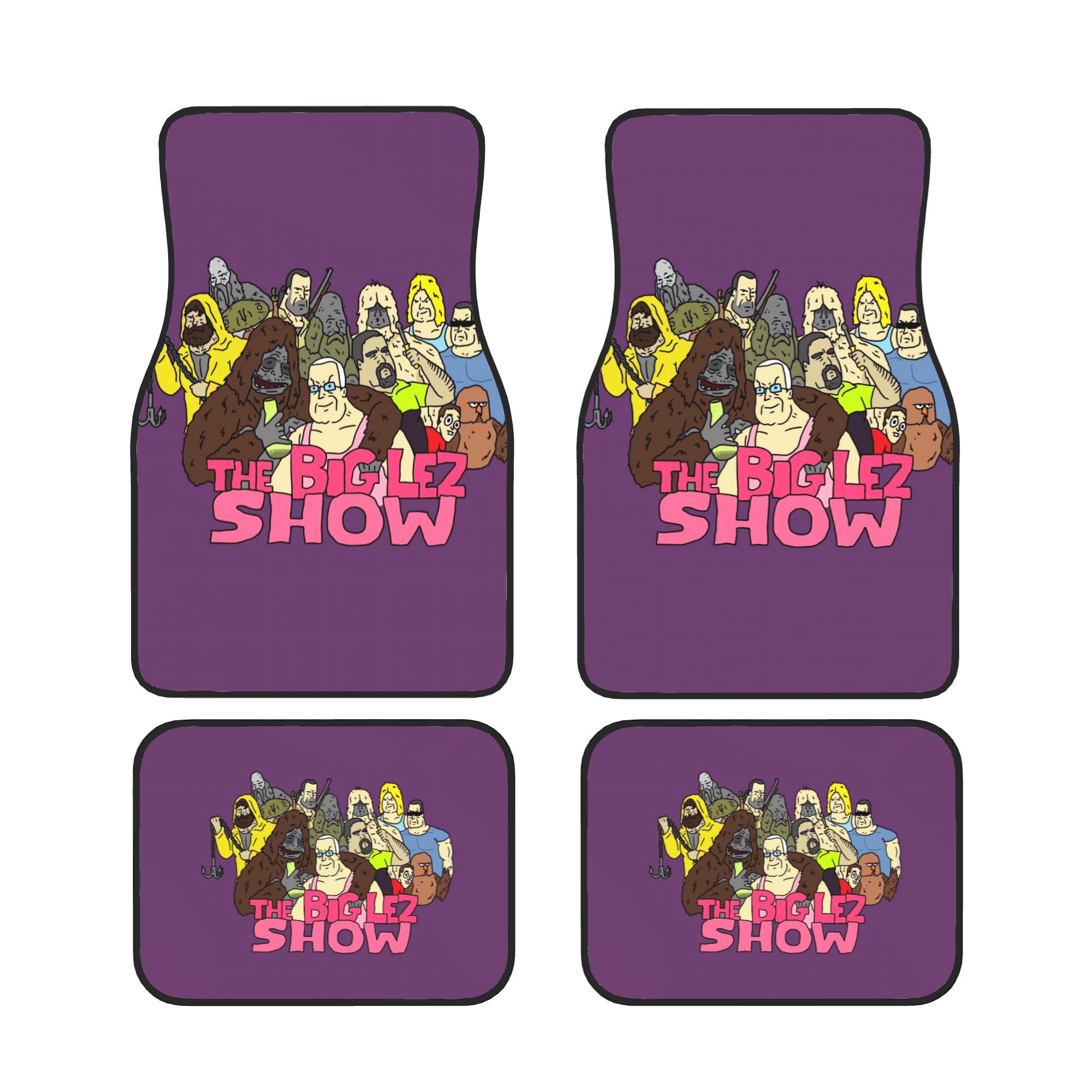 TEMU The Big Lez Show Vehicle Mat Set Everyday Use Such As Commuting Grocery Trips Or Drives