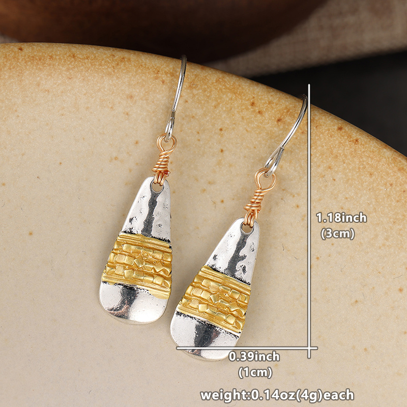 Bohemian Retro Water Droplet Design Ear Hooks