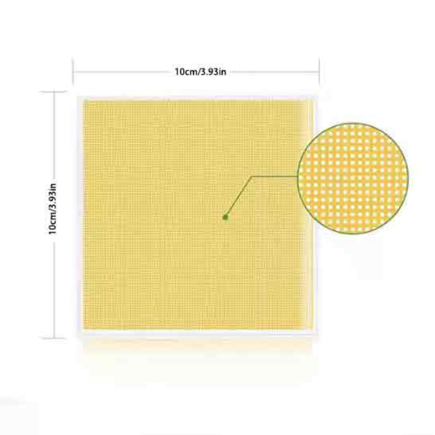 Wound Honey Dressing Foam Bandages, Honey Bandage Wound Care Pad, Adhesive Border 10.16cm'x10.16cm' Breathable Bed Pressure Dressing, Protective Padding, Foam Cushioning, Soft Foam Patches, Smooth Texture - Image 4