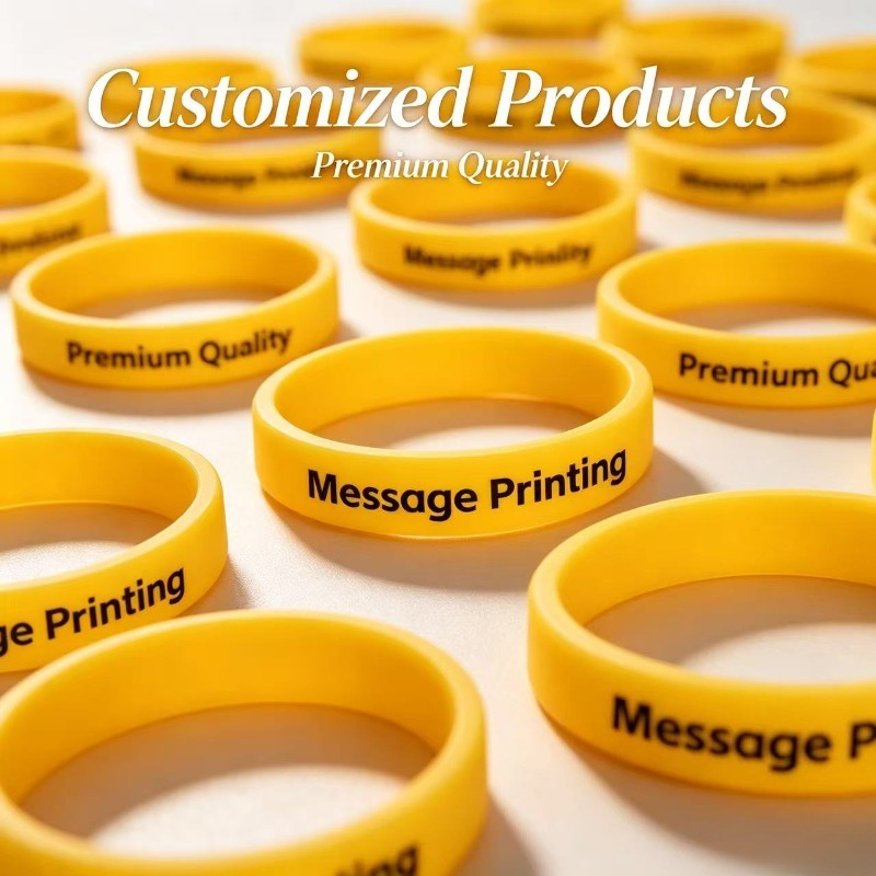 Custom-made Food-Grade Silicone Wristbands, Skin-Friendly and Soft