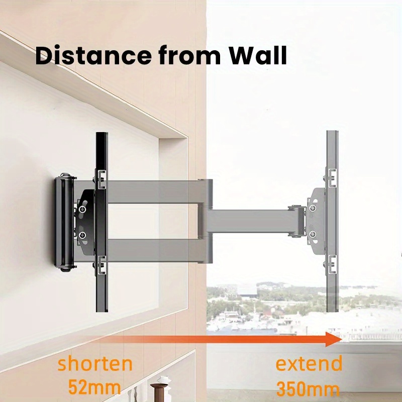Adjustable Full Motion TV Wall Mount Bracket for 32-60 Inch Screens