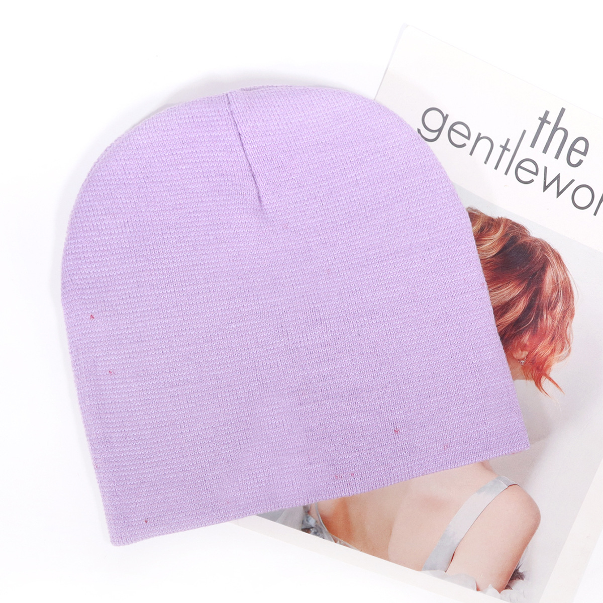 item picture womens unisex solid   panel hats thickened winter warm   design elastic for   simple versatile for   casual bulk wholesale orders welcome hand washable cold weather beanies