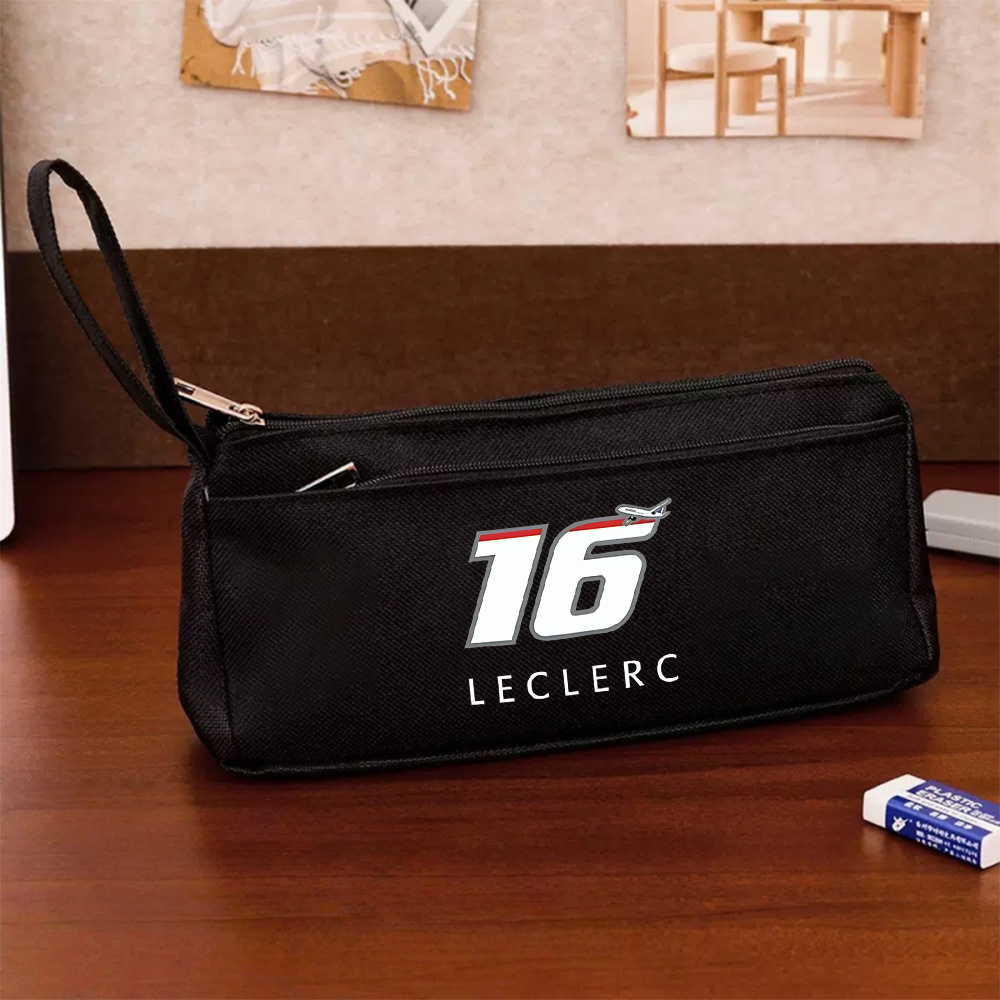TEMU 1pc 16 Fashion Pattern Pencil Case Cute Print Pen Bag Portable Student Stationery Organizer