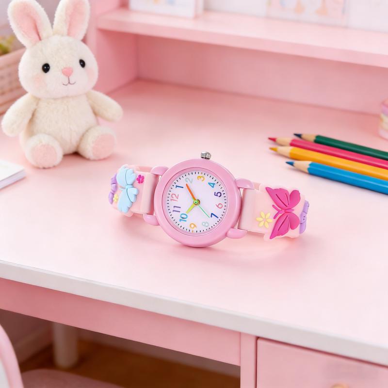 Butterfly Cartoon Quartz Watch for Kids