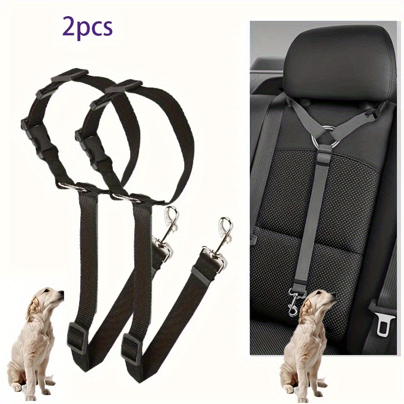 2/4pcs Car Chest Harness | Adjustable Traction Strap For Walking, Training, Outdoor Activities | Flexible Control And