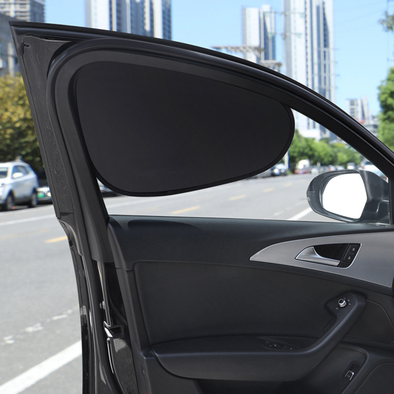 2pcs car summer driver and passenger sun visors window sunshades heat insulation and cooling   sun visor anti static coated sunshade trace free sunshade sunshade without blocking main and auxiliary view