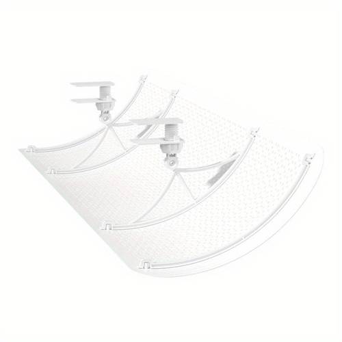 1pc of central air conditioning wind deflector ceiling machine square universal wind shield air deflector air outlet cold air deflector anti direct blowing soft sheet material white 90 27cm